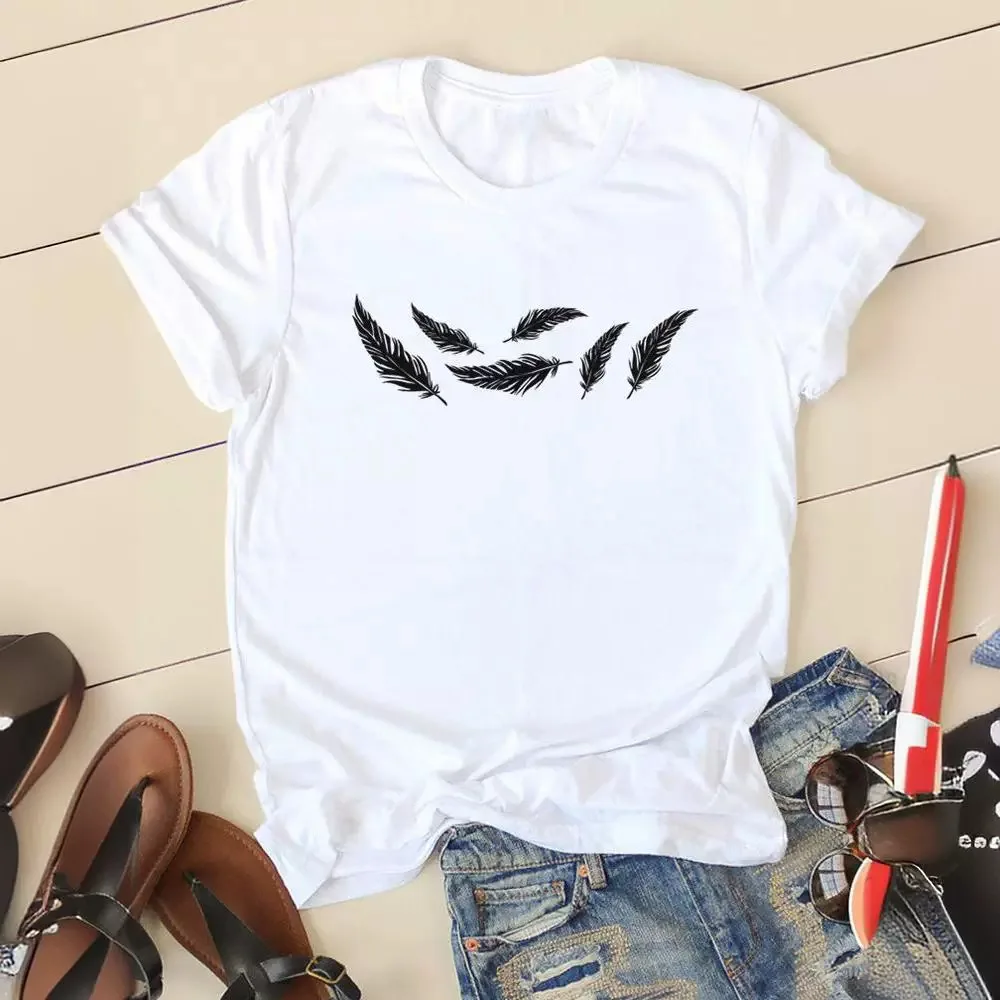 Europe and the United States butterfly explosive clothing top short-sleeved T-shirt women clothes  oversized t shirt  tops