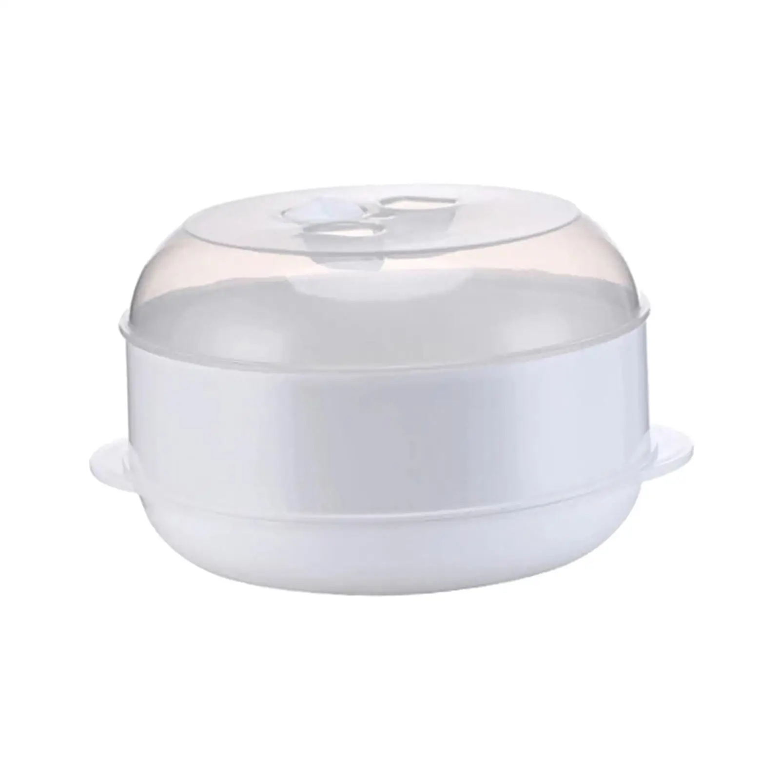 Microwave Steamer Fine Hole Design Stackable Cooking Pot for Healthy Kitchen Vegetable Preparation