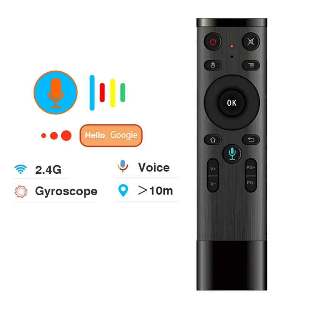 

Universal 2.4G Wireless Voice Remote Control Q5 Air Mouse Gyroscope Controller With USB Receiver For Smart TV Android Box