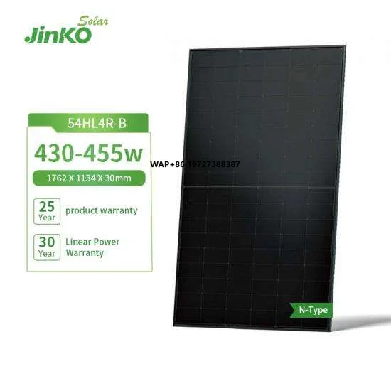 USA HZ Energy Half Cell N-Type 400W 440W Panneau solaire tout noir en stock Entrepôt américain disponible