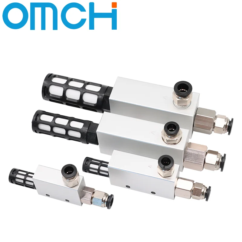 

Vacuum Generator Air Exhaust Ejector Pressure Pneumatic ACV CV-10/15/20/25HS Negative Control Valve wyrzutnik prozniowy