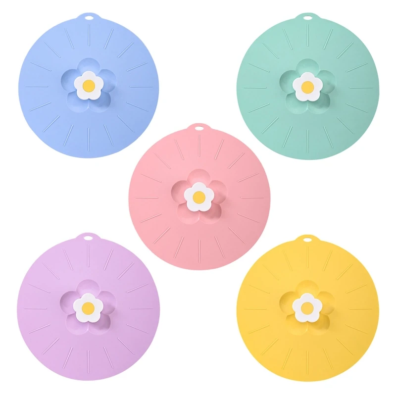 

2024 New Silicone Suction Lids Food Covers Food Storage Microwave Cover Heat Resistant Lids Leak-Proof for Bowls Pots Pans