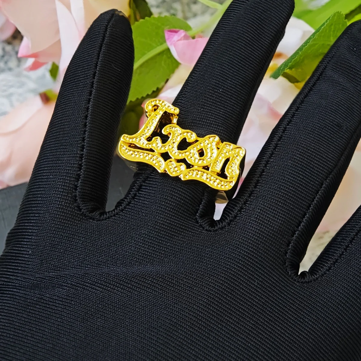 

Customized Name Jewelry Alloy Ring Gold Silver Rose Gold Ring Charm Women's Jewelry Family Gift Christmas Gift Free Gift Box