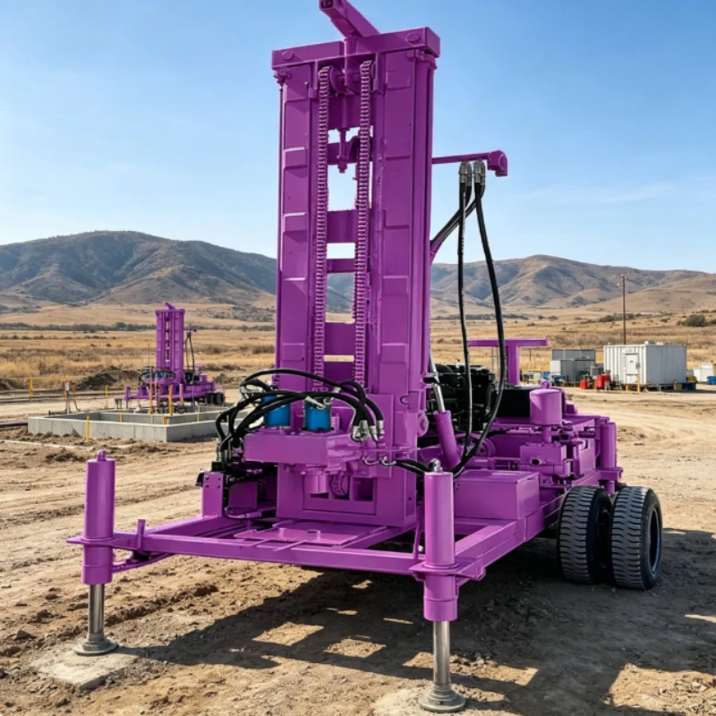 Portable Boring Machine Small Water Well Drilling Equipment Tractor Mounted Water Drilling Rig Deep Water Well Drilling Rig