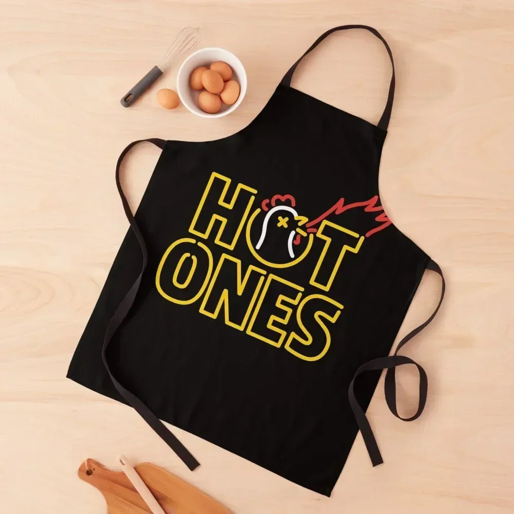 

Hot Ones Apron Christmas gift christmas 2025 All For Kitchen And Home chefs Apron
