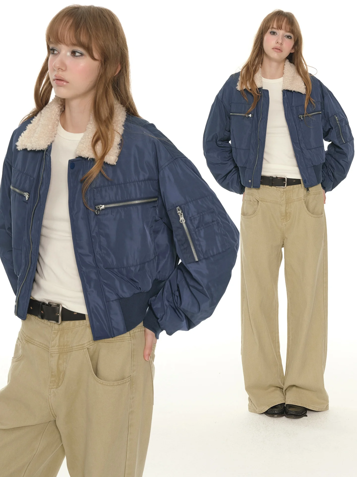 

UNRETRO American High Street Sle Бейсбольная куртка женская или свободная посадка осенне-зимняя верхняя одежда полиэстер ретро ветровка