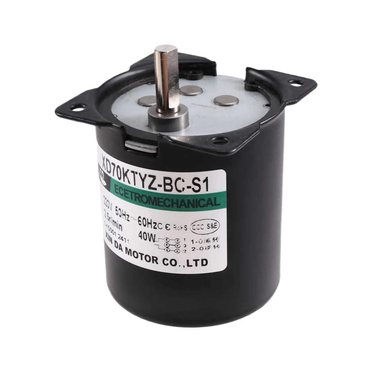 

Y31A Synchronous Gear Motor 220V 70KTYZ 2.5Rpm CW/CCW High Torque Permanent Magnet Micro-Type Electric Motor