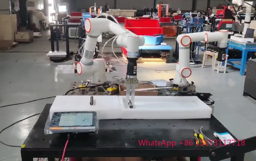 FR3 Collaborative Robot Arm with PLC and Motor 0.02mm Repeatability Integrated Control Box for Flexible Production