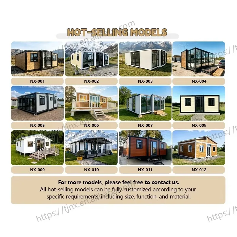 Fast Build Expandable Container House Prefabricated Modular Tiny House for Hotel Apartment Villa Use