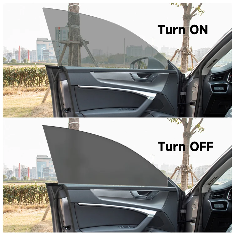 Smart PDLC Privacy Car Window Film Tint Electric Tint Film Remote Control Electrochromic Film for Body Vehicle Window