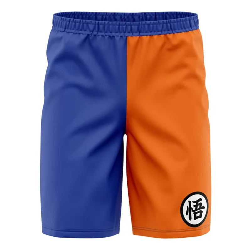 

Летние дышащие спортивные шорты Dragon Ball Z Wukong Anime для мужчин и женщин, детские семейные спортивные шорты, пляжные штаны