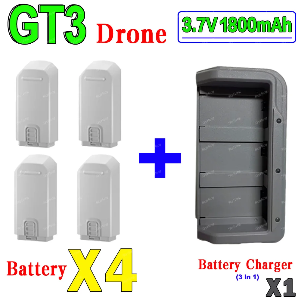 Originele Drone Batterij Voor LSRC GT3MAX/GT3 Dron 3.7V 1800mAh Batterij Voor GT3 RC Quadcopter Vervangende Batterij accessoire Onderdelen