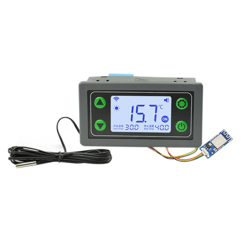 

PERFECT MODERN ST30W WIFI Thermostat Temperature Controller Digital Display Thermostat High Low Temperature Alarm Easy To Use