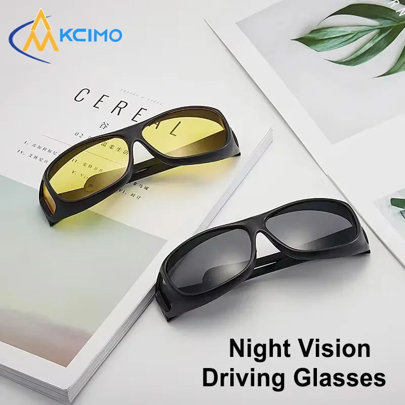 

Car Night Vision Driving Glasses Anti Glare Enhanced Clarity Motorcycle Driver Goggles UV Protection Sunglasses Eyewear
