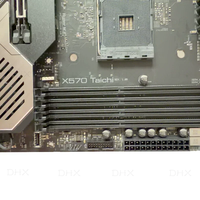 For Asrock X570 TAICHI Motherboard X570 Mainboard HDMI PCI-E4.0 M.2 Socket AM4 DDR4 ATX 128GB 100% Tested Fully Work - view 3