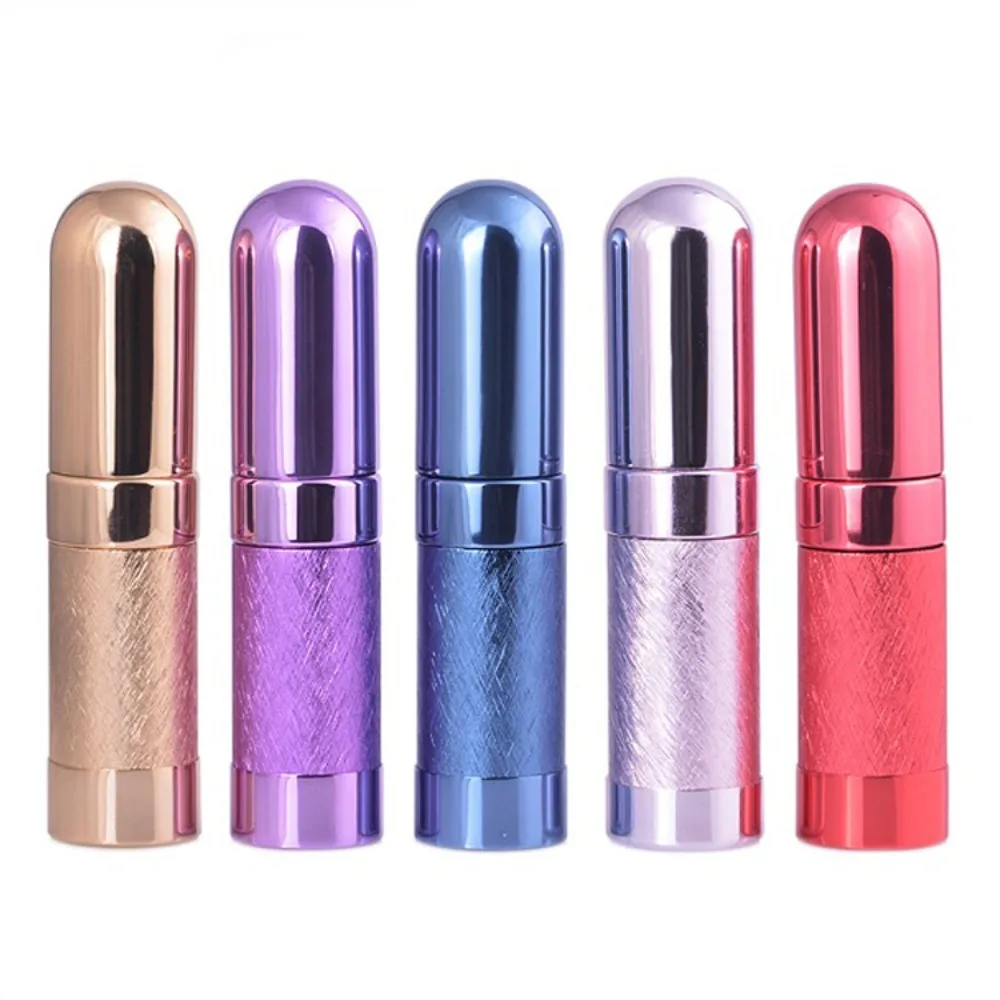 Press Type Perfume Spray Bottle Portable Mini Refill Liquid Container Aluminum Empty Refillable Bottle Travel