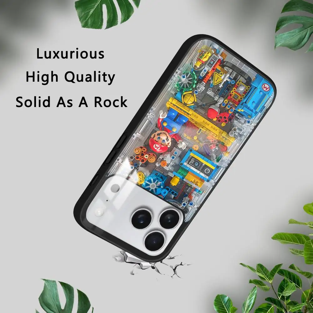 เคสโทรศัพท์ลายการ์ตูน M-Marios น่ารัก สำหรับ iPhone 17 16 15 14 13 12 11 Pro Xs Max Mini Plus เคสแข็ง