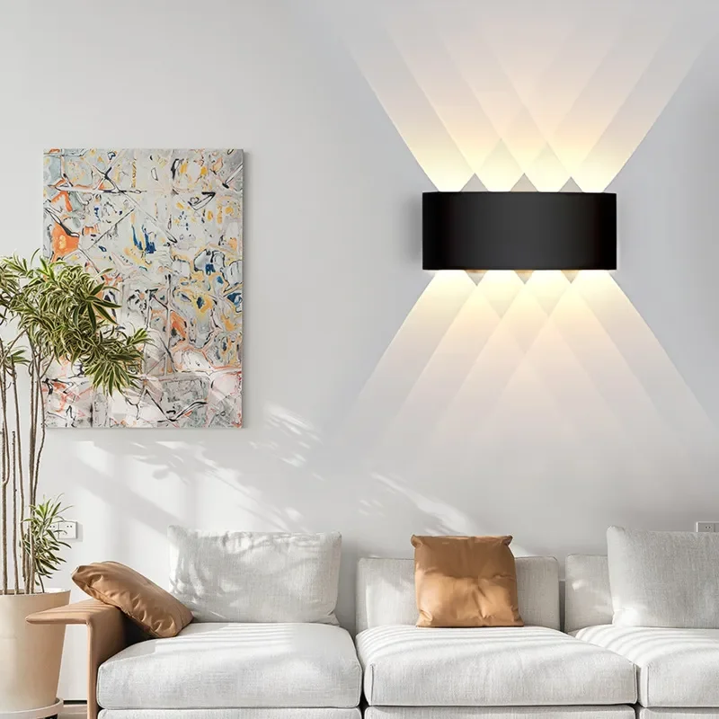 for Modern Simple LED Telescope Wall Lamp Indoor Up and Down Lighting Living Room Bedroom Aisle Staircase Master Bedroom