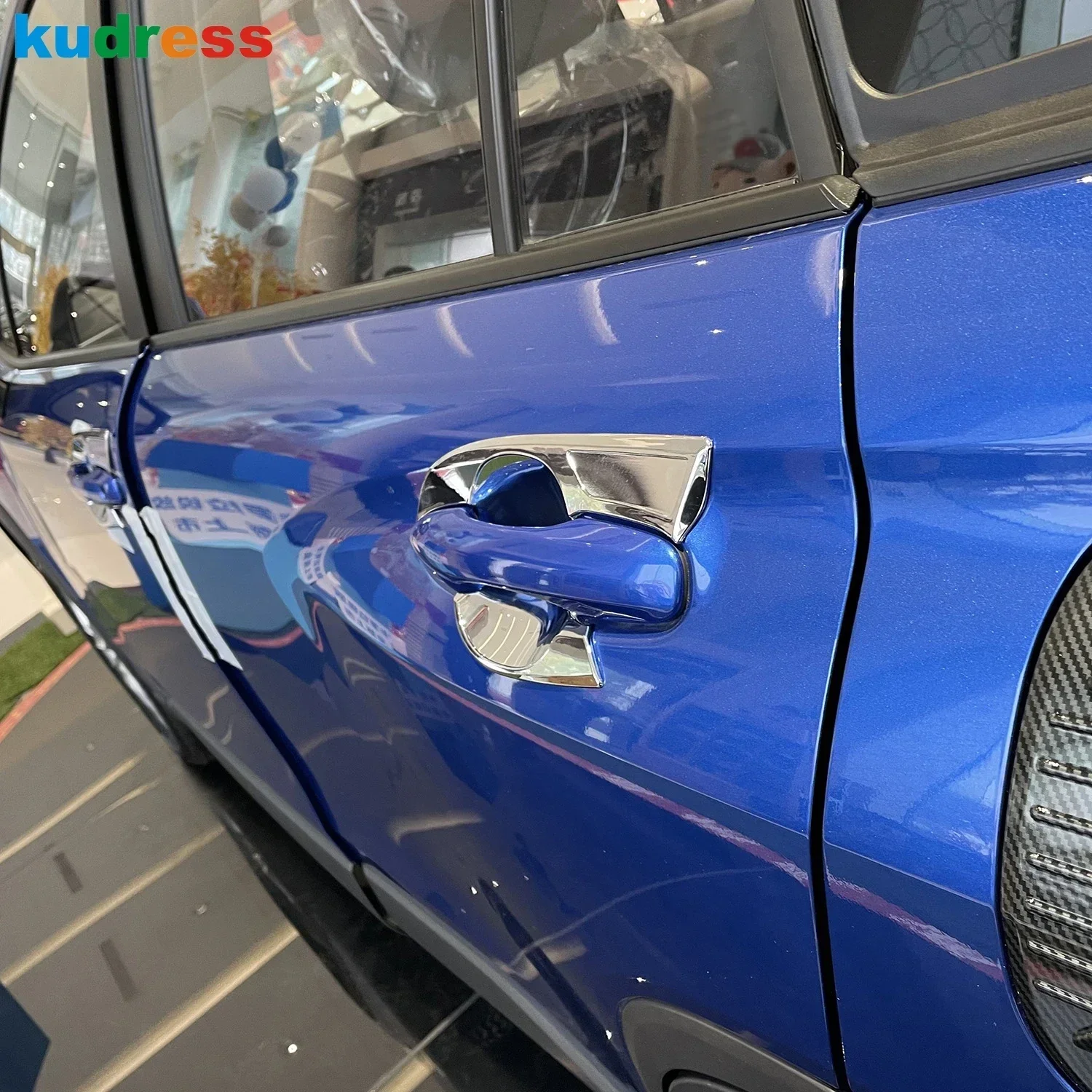 Side Door Handle Cup Bowl Cover Trim For Toyota Corolla Cross 2019 2020 2021 2022 2023 2024 2025 Chrome Car Exterior Accessories