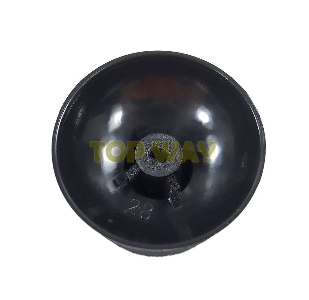 キノコ3Dロッカージョイスティックキャップシェル、サムスティック、ブラックスモールホール、ps2、ps3、2個