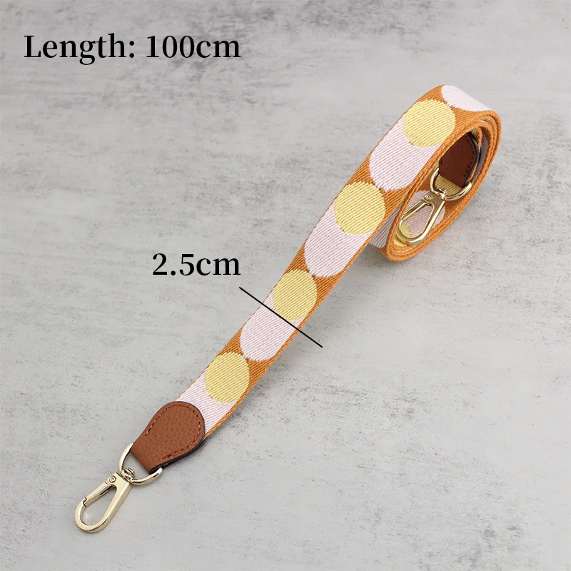 TINBERON 2.5cm Canvas Bag Strap Luxury Purse Handbag Strap Shoulder Strap for Women Webbing Shoulder Bag Strap Bags Accessories