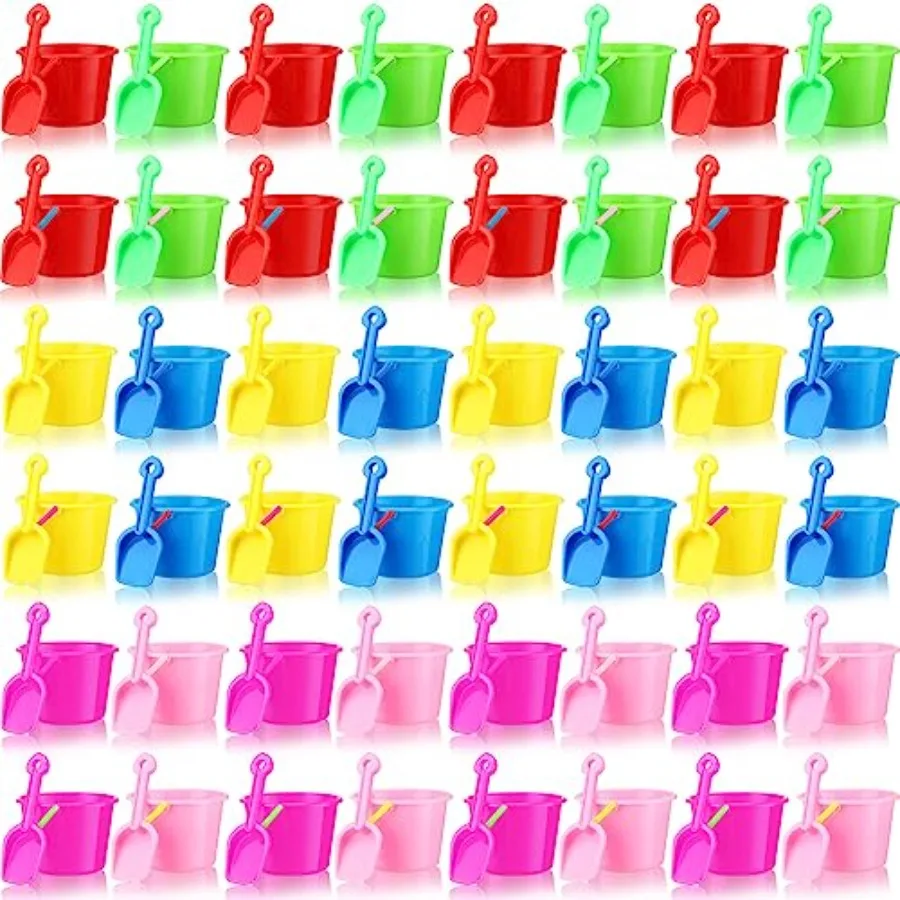 

Набор для пляжа Lenwen 48 предметов: ведра и лопатки для песка, пляжные ведра с лопатками, наборы ведер и лопаток, игрушечный набор для пляжа, игрушки для игр на пляже