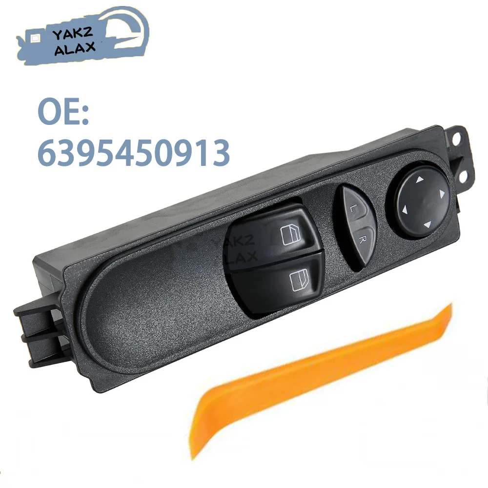 

6395450913 для Mercedes Benz W639 Vito Mixto Kasten 2003-2015, электрический переключатель управления стеклоподъемником, кнопка подъема A6395450113