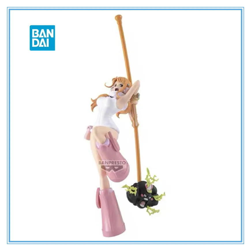 

Bandai Original Banpresto Anime One Piece BATTLE RECORD COLLECTION Nami PVC Action Figure Model Collectible Toy Gifts