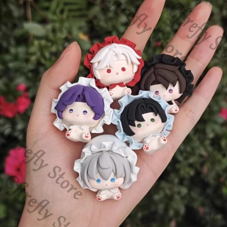 

Мини-ультралегкие глиняные фигурки Xavier Sylus Caleb Love and Deepspace, украшения Rafayel Zayne Fangoods, художественный талисман ручной работы