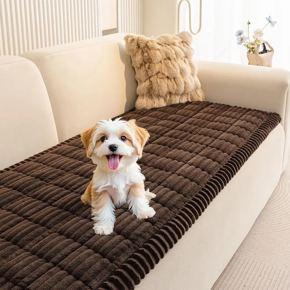 

Моющийся нескользящий чехол для дивана, подходящий для домашних животных, защита для 3-местного дивана, 27,6 x 70,9 дюймов