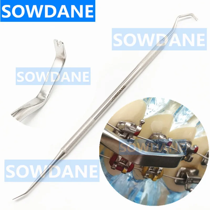 

Dental Orthodontic Ortho Ligature Ligation Director Stainless Steel Double End Curved Fine Narrow Presser