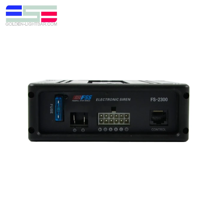 Emergency security 12v amplifier 100w siren speaker for public address system