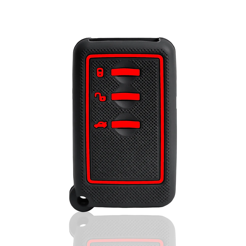 Silicone Car Key Cover Case hold shell for SUBARU Forester Impreza Legacy XV Smart 3Buttons Key Fob Car Styling accessories