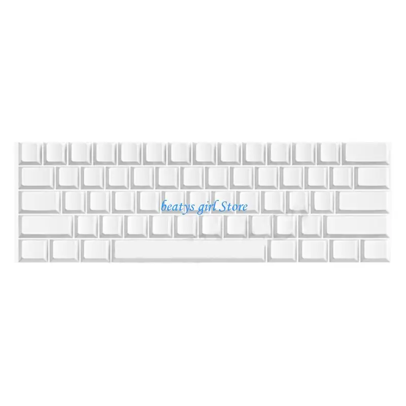 

C7AB Original Height 61 Key White Keycaps Durability Keycap For Mechanical Keyboards