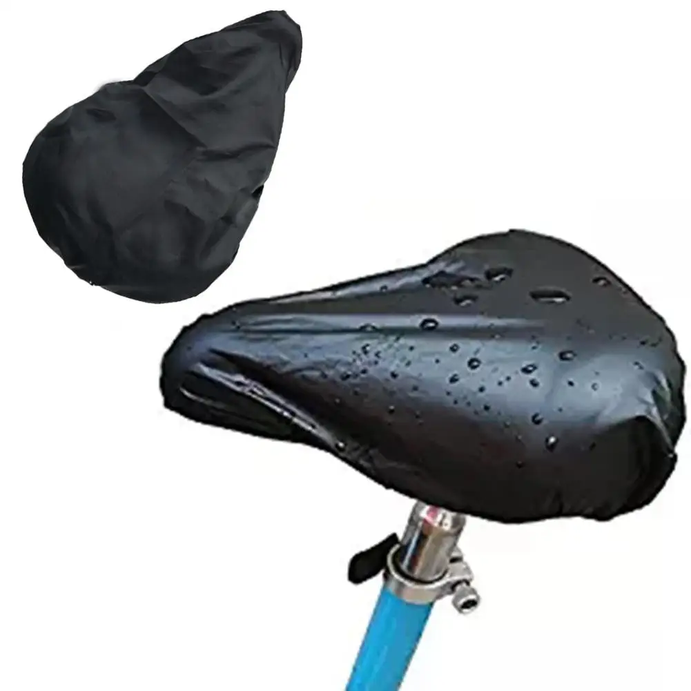 Waterproof Bike Seat Cover Rain Cover For Bicycle Saddle Elastic Dust And Rain Resistant Uv Protector Outdoor Bike Accessories