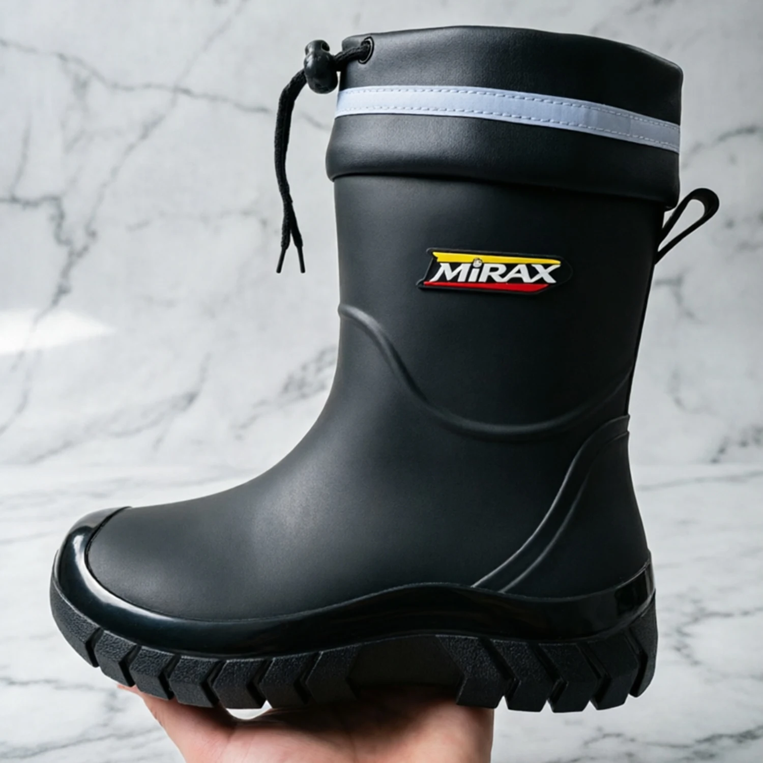 Modische, leichte, wasserdichte und rutschfeste Damen-Regenschuhe für Outdoor-Aktivitäten – Detail 2