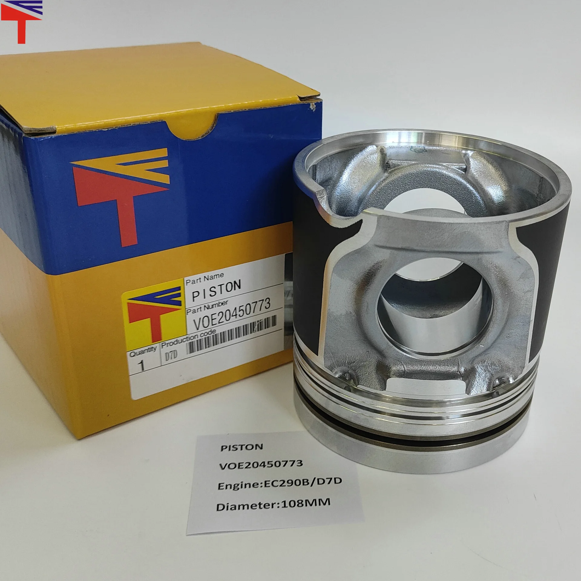 

Детали двигателя EC290B D7D поршень VOE20450773