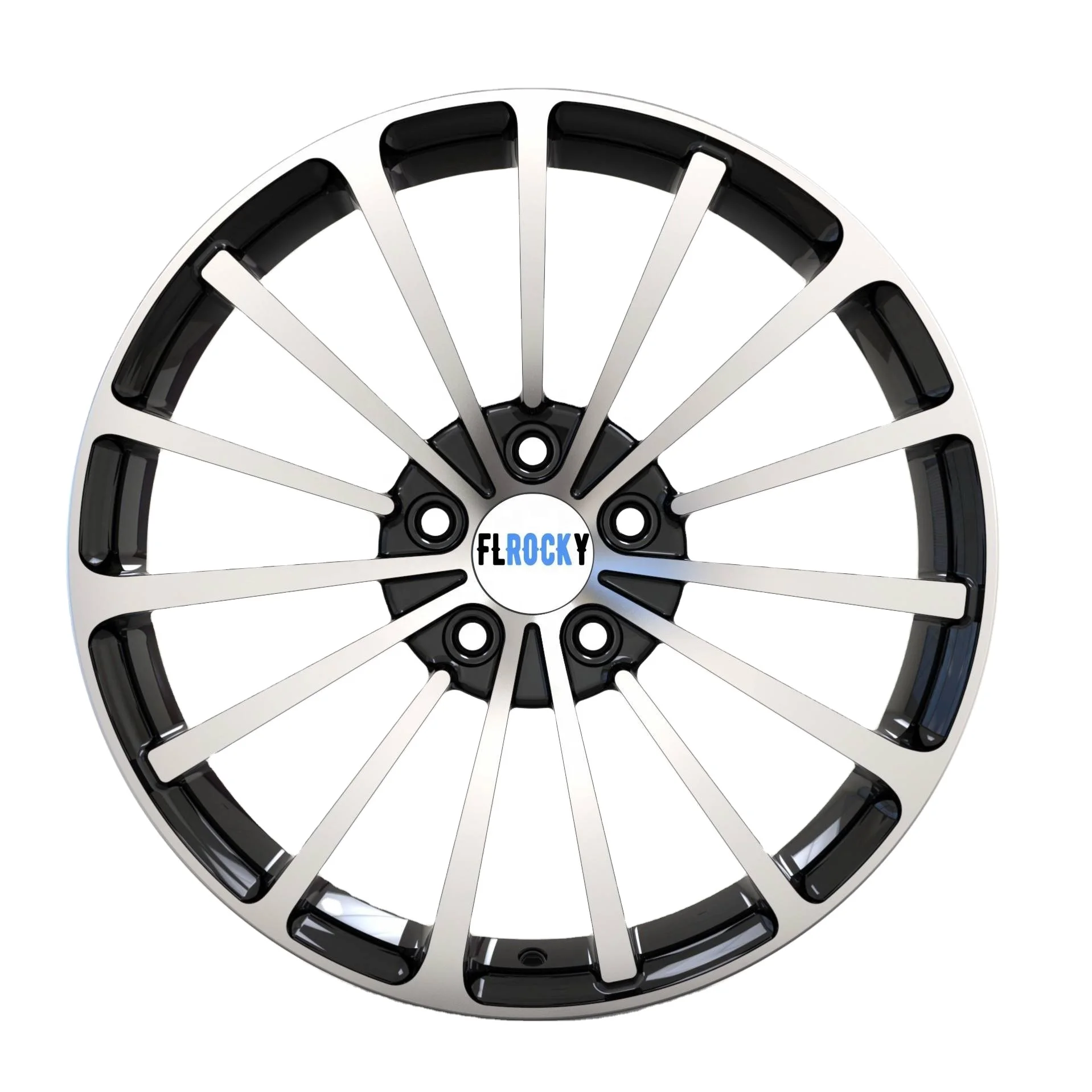 Factory Machined Forged Wheel Rims 5 Lugs Holes Cheap Forged Wheels Custom 5X108 Wheels Rims Forged Alloy Universal