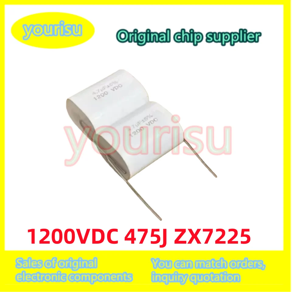 

3Pcs/Lot CBB15 1200v 4.7UF 1200VDC 475J ZX7225 Inverter Welder Absorption Film Capacitor