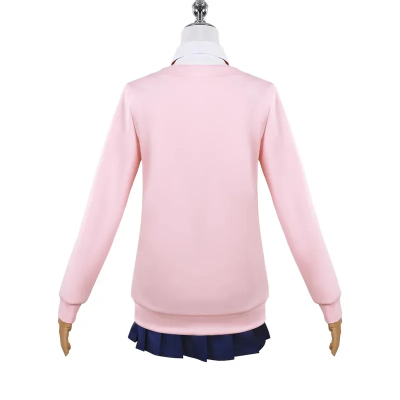 IN MAGAZZINO DA DAN Anime Dandadan Uniforme Momo Ayase Set completo Costume Cosplay Outfit Camicia Gonna Calzino cm;5