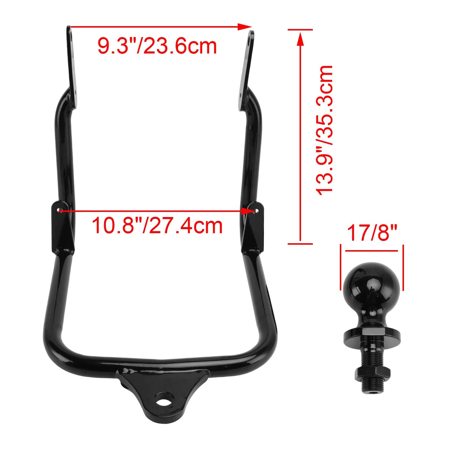 Topteng Receiver Trailer Tow Hitch Fit For Touring Electra Street Glide FLHX 2009-2023 2022 2021 2020 2019 2018 2017 2016 2015