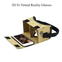 1pc Google Cardboard 3D Vr Virtual Reality Glasses For Android or Phone NEW VR Model DIY Transform Your Device Into a Big Screen