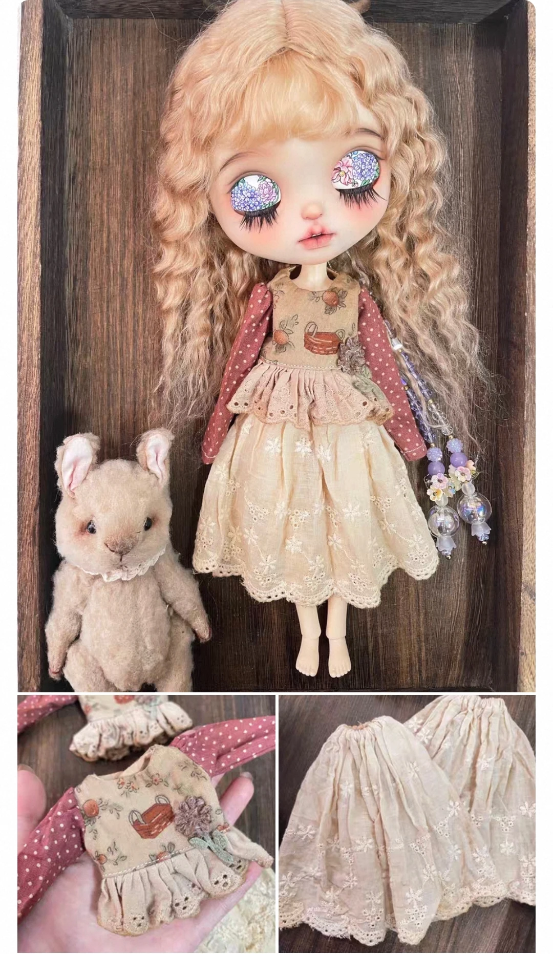vetements-pour-poupee-dula-robe-haut-et-jupe-de-couleur-teintee-facon-the-pour-poupees-blythe-landazz2-landoudou-ob24-ob22-azone-licca-icy-jerryb-echelle-1-6