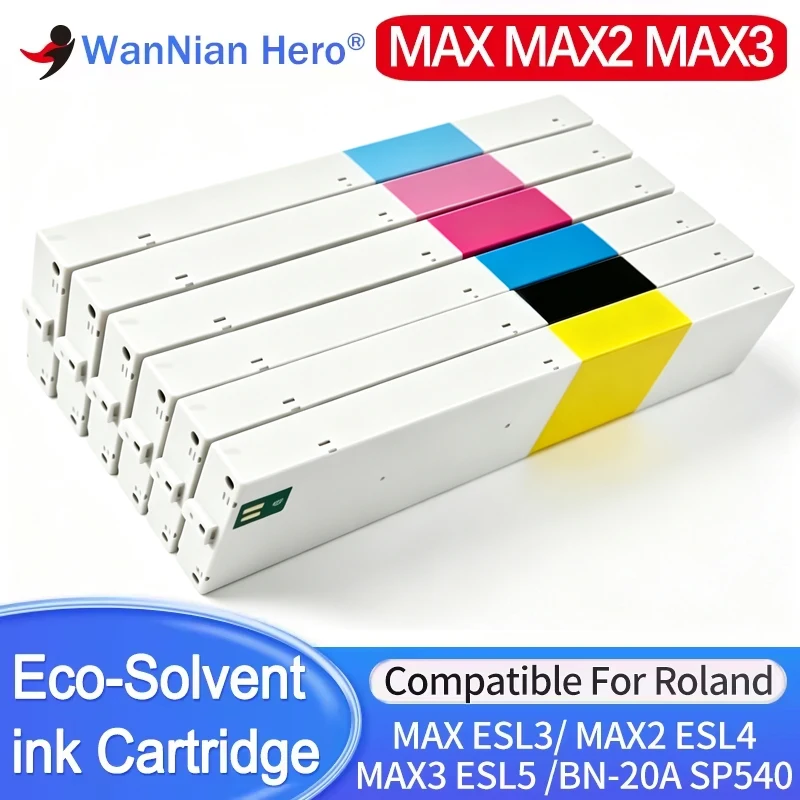 440ML ECO-SOL MAX MAX2 MAX3 ECO-Solvent Ink Cartridge BN-20 VP540 VS300 BN-20A RE640 SP540V XC-540 VS-540i VS-300i SP300V ESL3