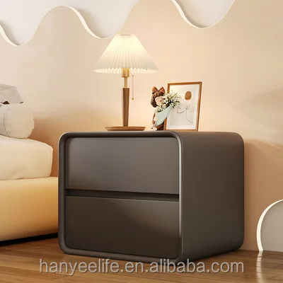AIROW Installation‑Free Modern Simple Bedside Cabinet Luxurious Small Bedroom Side Table