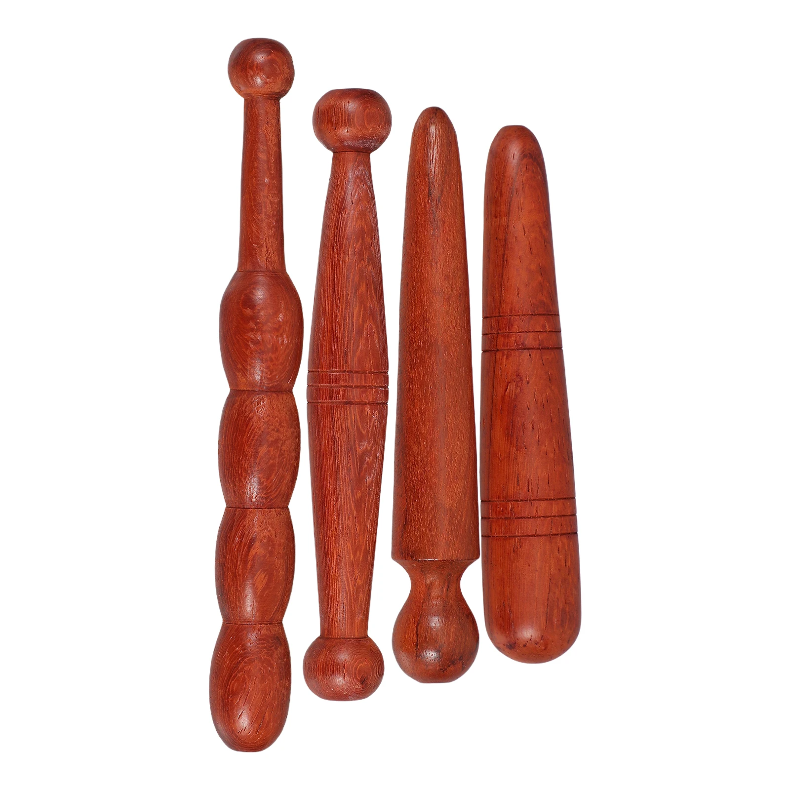 

4 шт., массажные палочки для акупунктурных точек, деревянные массажеры для акупунктурных точек для шеи, плеч, ног, спины, релаксация, кровообращение, усиление