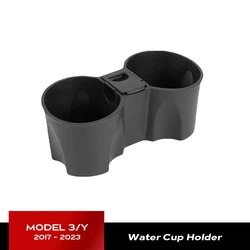 Portavasos de agua para Tesla Model Y 2021, 2022, 2023, 2024, accesorios para consola central, antideslizantes, impermeables, no tóxicos, sin olor para coche