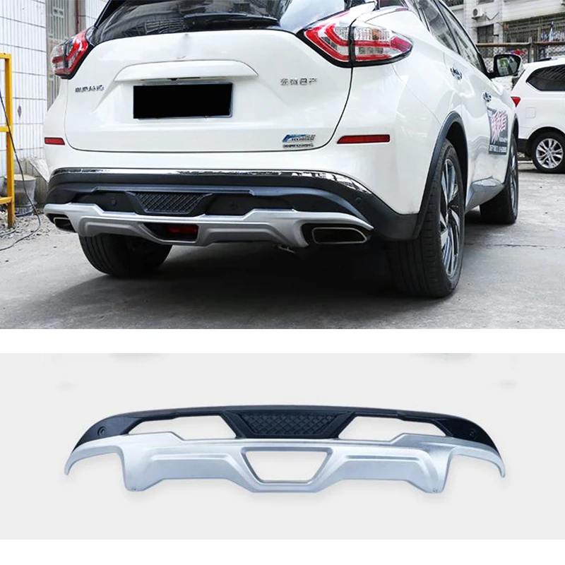 For Nissan Murano Front Bumper Lip Body Kit Spoiler Diffuser Deflector 2015-2023 High Quality Sports Modification Accessory