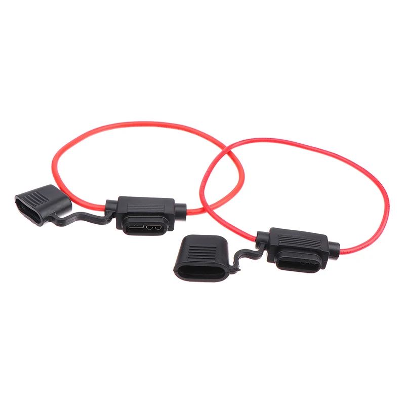 Caixa do porta-fusível do carro, mini lâmina, impermeável, selado, soquete em linha, interruptor de corte adaptador, tamanho pequeno, 1pc