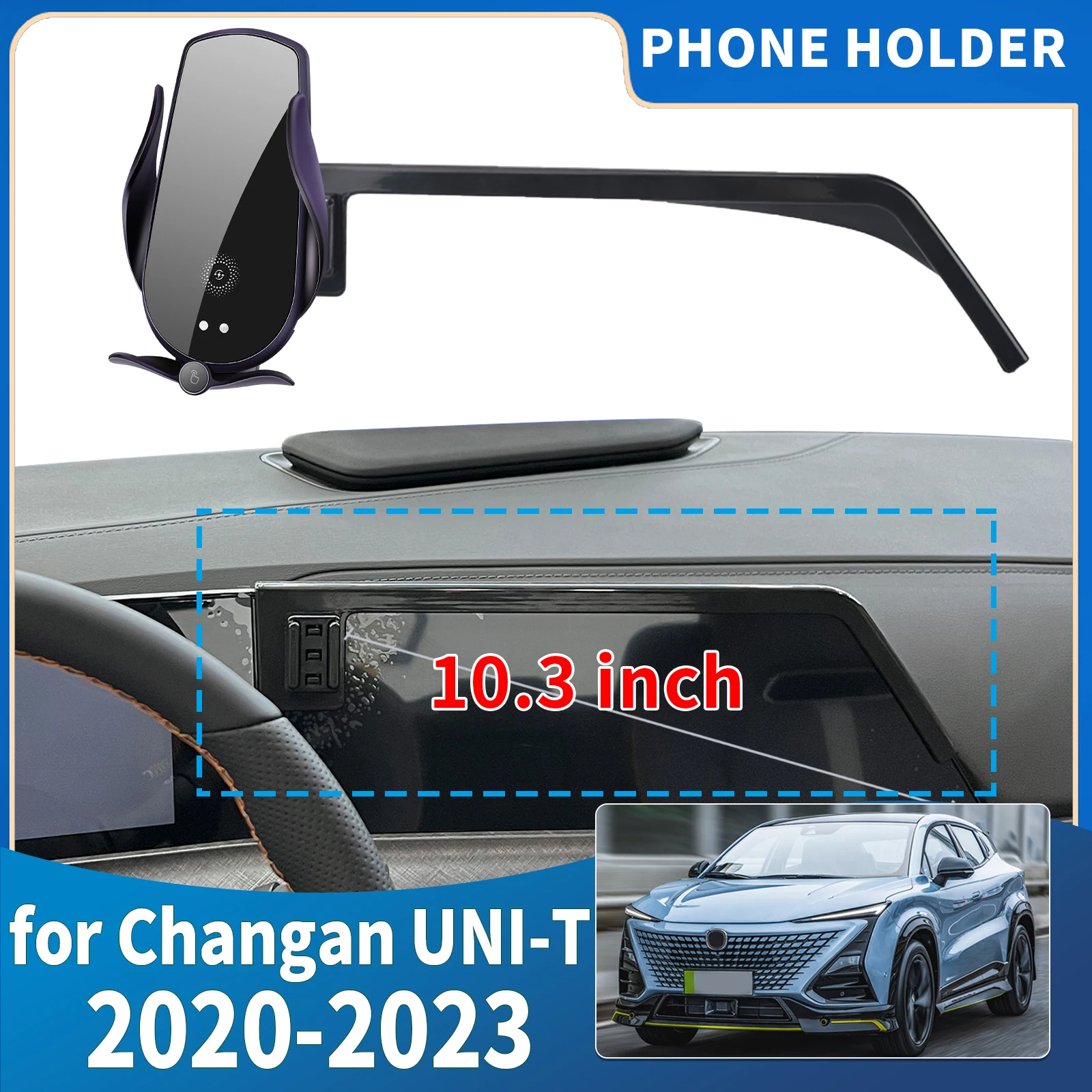 

fit for Changan UNI-T UNIT 2020 2021 2022 2023 Integrated Screen Mount Phone Holder Mount Car accessoires